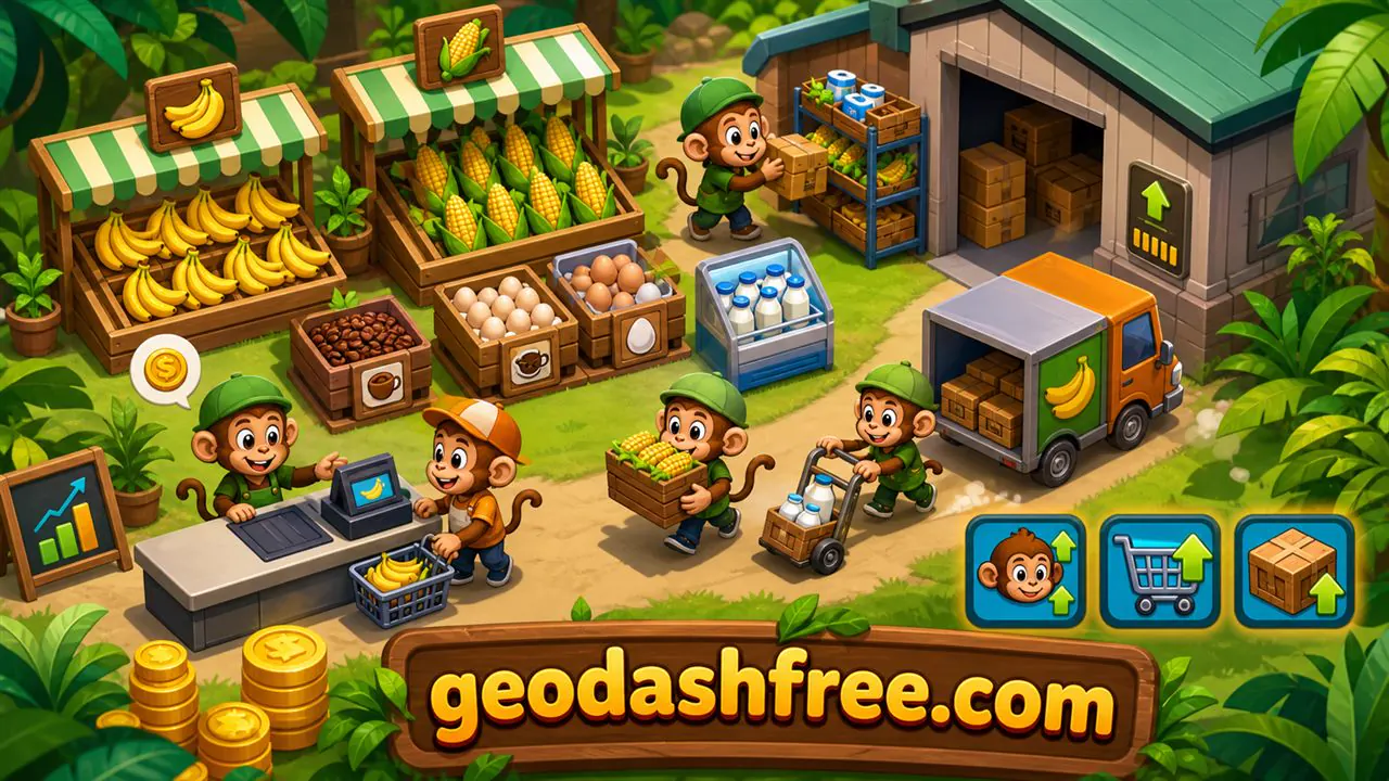 Monkey Mart upgrades workers warehouse and truck guide